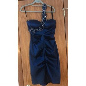 Navy Homecoming/Prom Dress